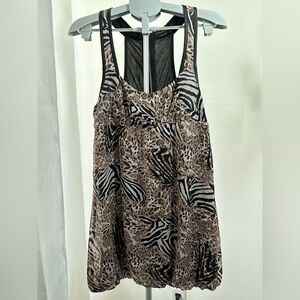 BCBG Women’s Animal Print Dress M